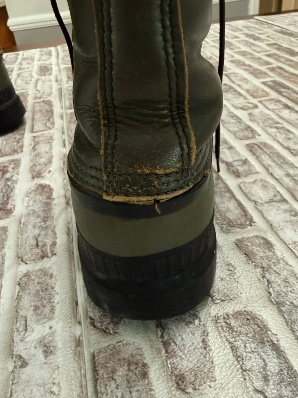 Sorel Superior Kaufman Waterproof Snow Boots Leather Wool Lined Men’s 11